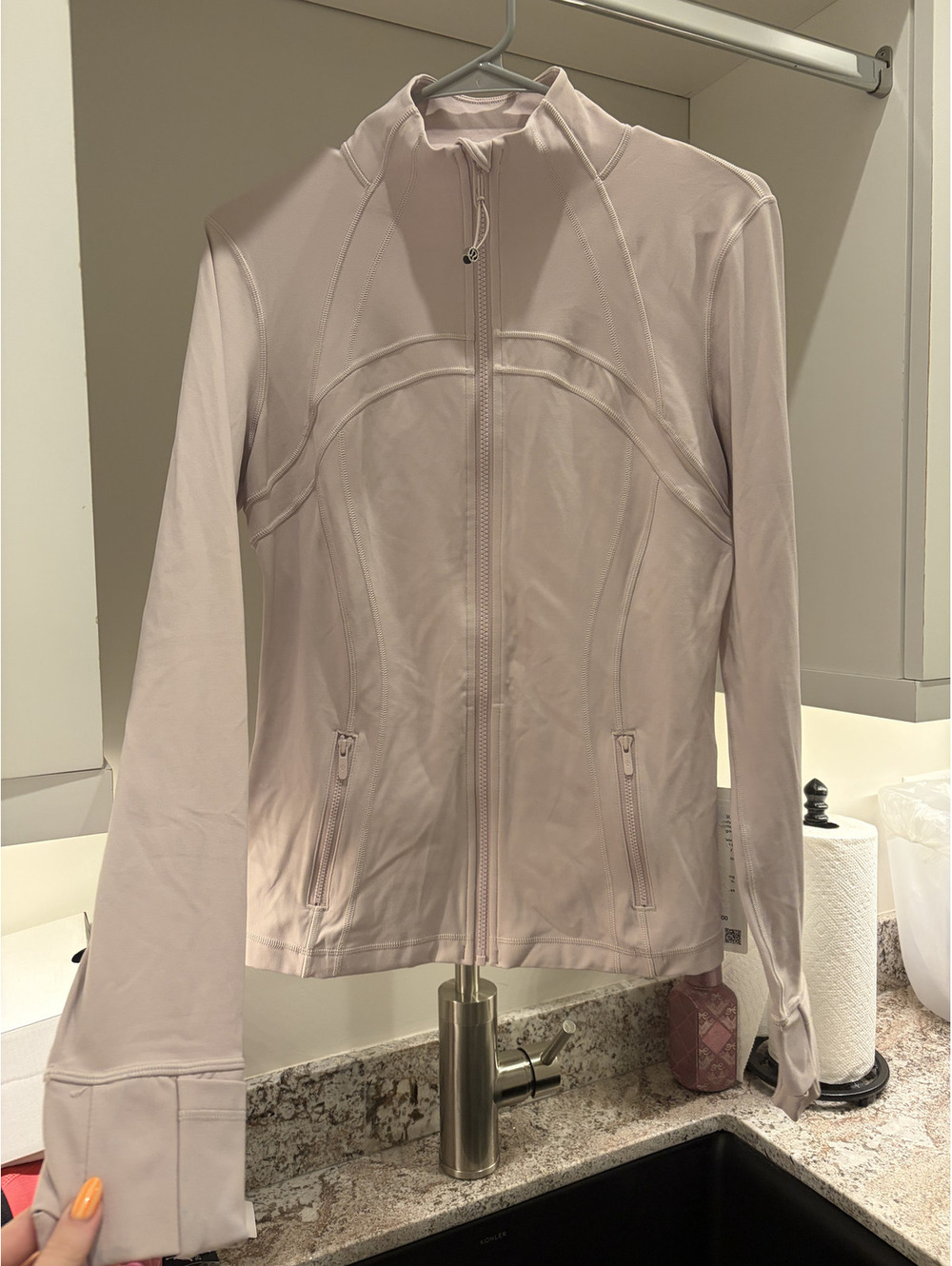 NWT Lululemon Define Jacket Nulu size 10 in pink